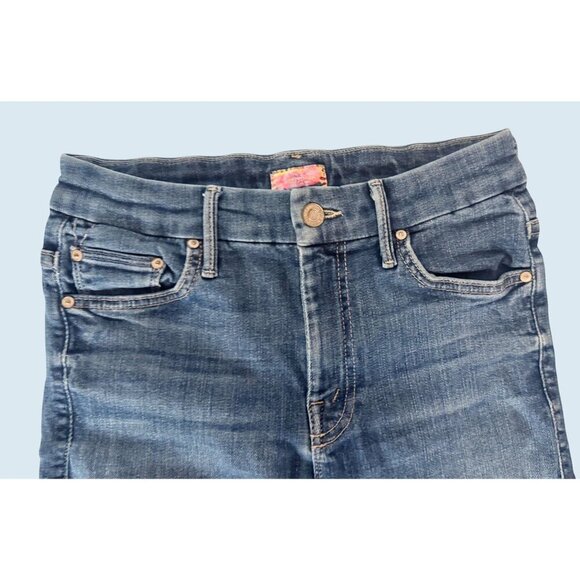 MOTHER Denim High Waisted Looker Jean Girl Crush Wash Size 25 - Picture 3 of 8